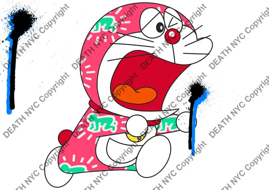 Open Edition Deathq1653 Doraemon 14.8X21Cm (2022) Art Print