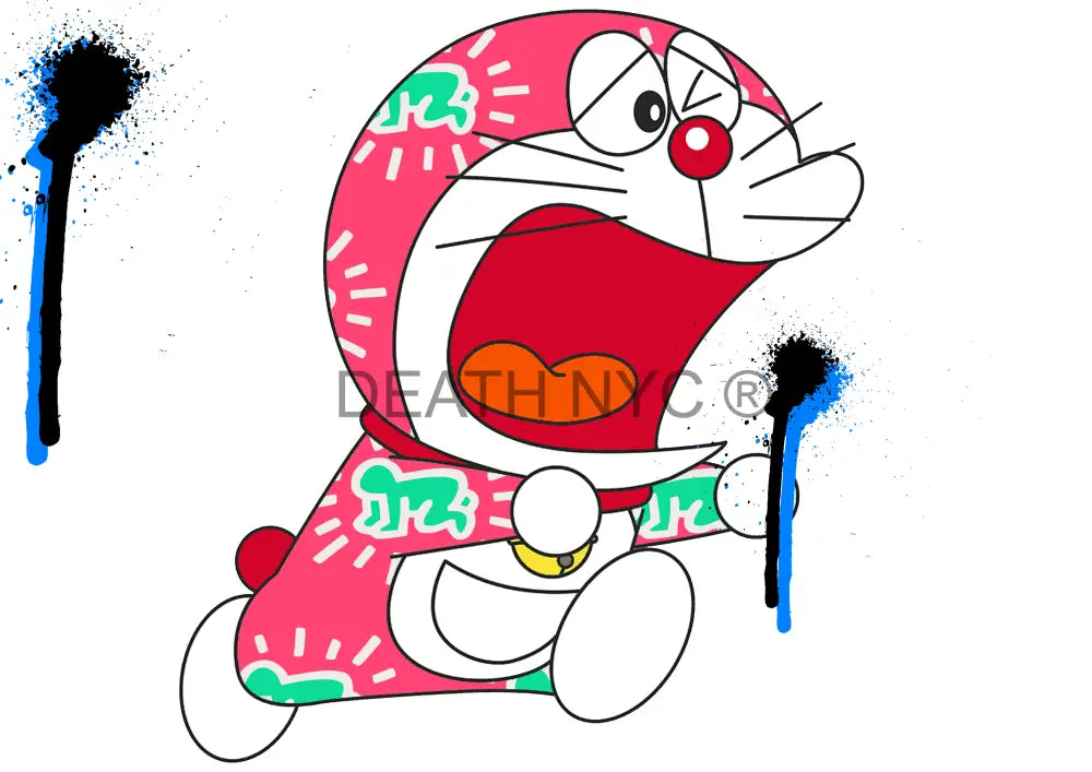 Open Edition Deathq1653 Doraemon 14.8X21Cm (2022) Art Print