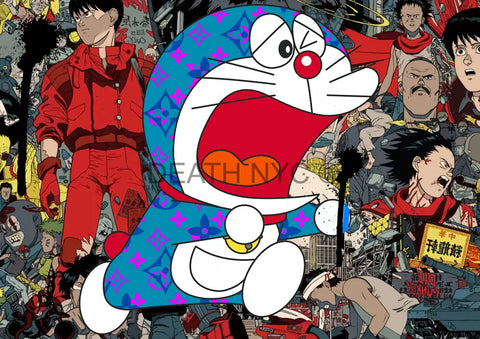 Open Edition Deathq1654 Doraemon 14.8X21Cm (2022) Art Print