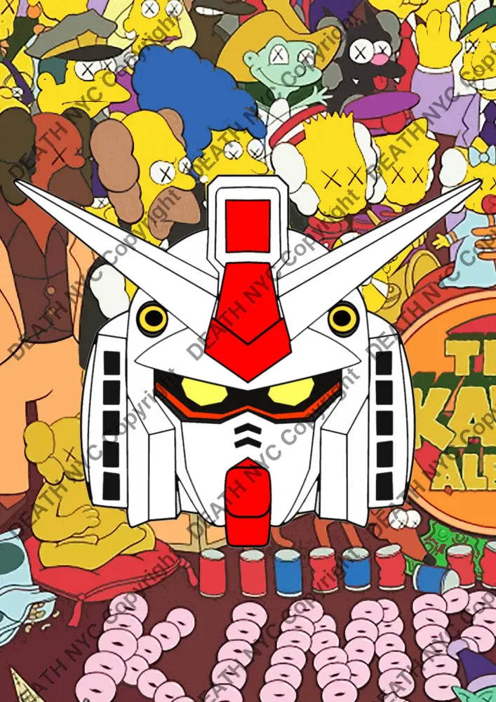 Open Edition Deathq173 Gundam 14.8X21Cm (2022) Art Print