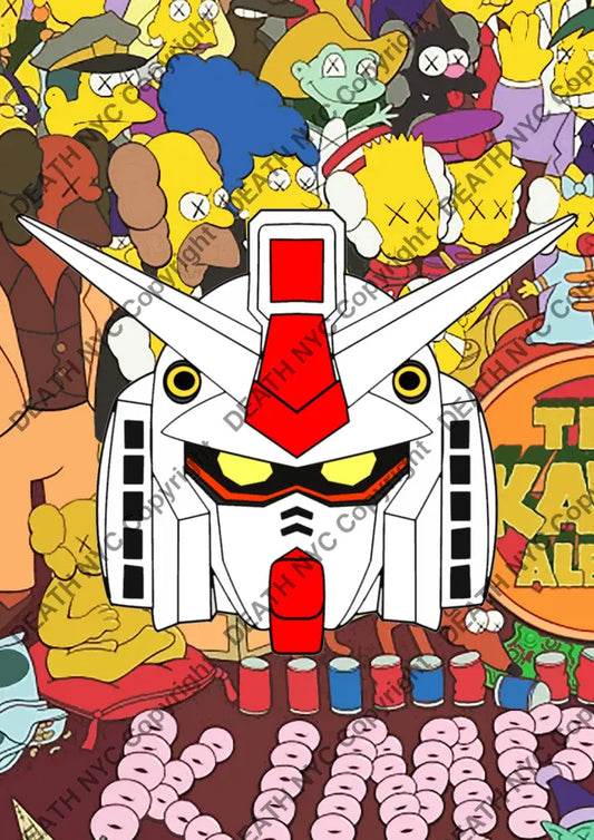 Open Edition Deathq173 Gundam 14.8X21Cm (2022) Art Print