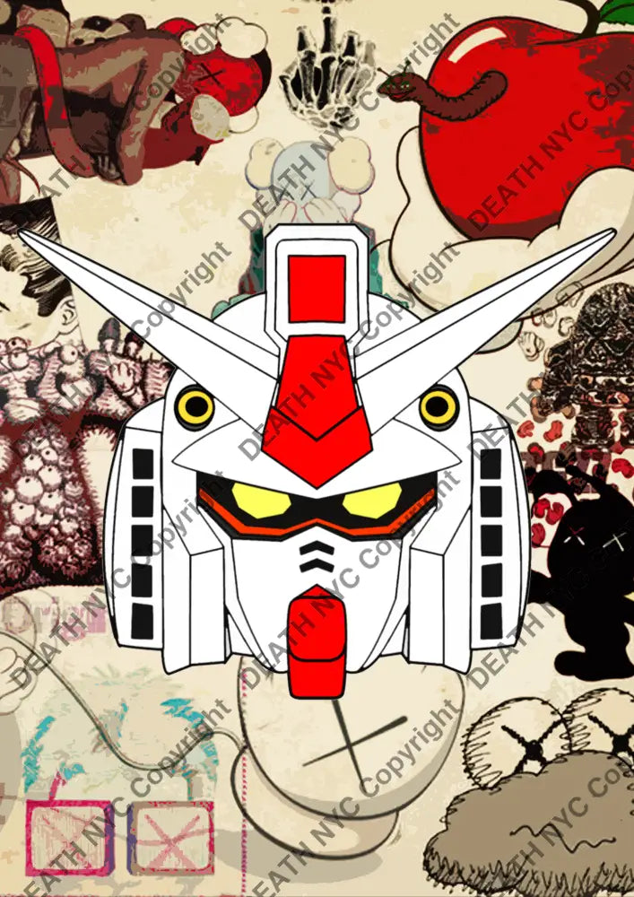 Open Edition Deathq176 Gundam 14.8X21Cm (2022) Art Print