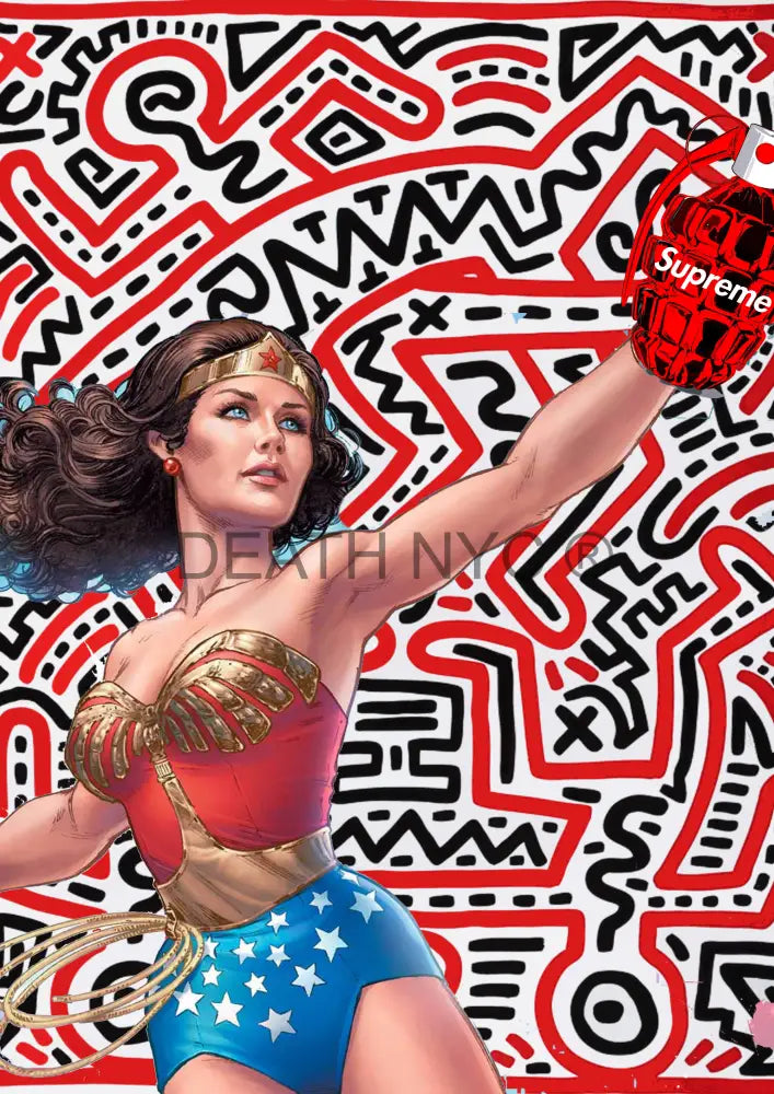 Open Edition Deathq2135 Wonder Woman 14.8X21Cm (2022) Art Print