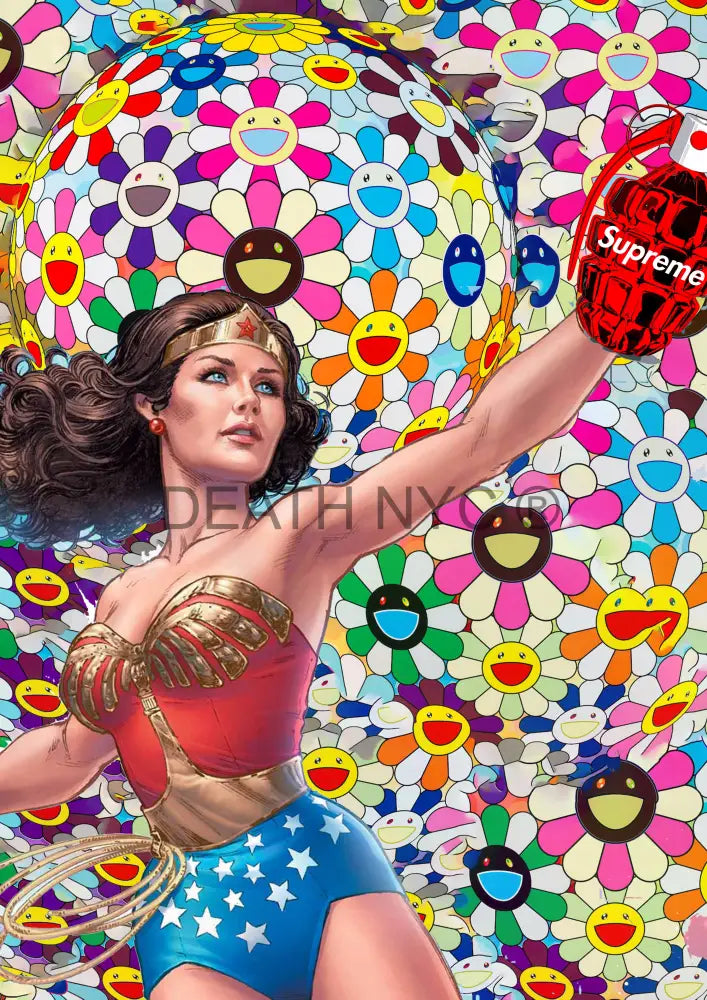 Open Edition Deathq2136 Wonder Woman 14.8X21Cm (2022) Art Print