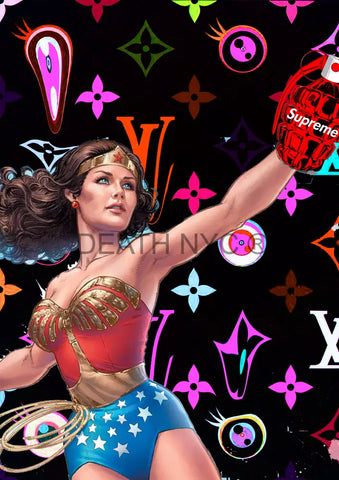 Open Edition Deathq2137 Wonder Woman 14.8X21Cm (2022) Art Print