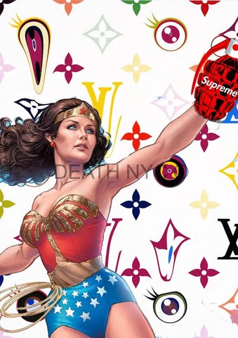 Open Edition Deathq2138 Wonder Woman 14.8X21Cm (2022) Art Print