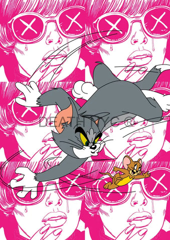 Open Edition ’Deathza139’ 14.8X21Cm (2024) Tom Jerry Art Print