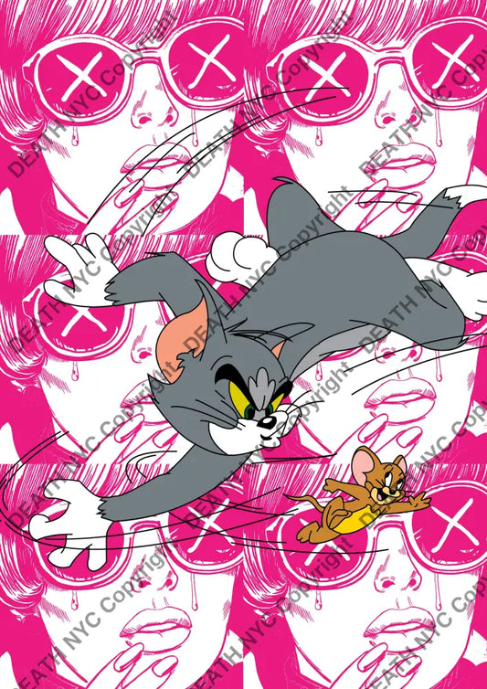 Open Edition ’Deathza139’ 14.8X21Cm (2024) Tom Jerry Art Print