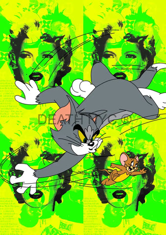 Open Edition ’Deathza141’ 14.8X21Cm (2024) Tom Jerry Art Print