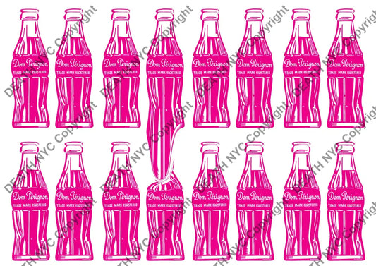 Open Edition ’Deathza331’ Coke 29.7X21Cm (2024) Art Print