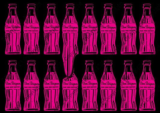 Open Edition ’Deathza332’ Coke 29.7X21Cm (2024) Art Print