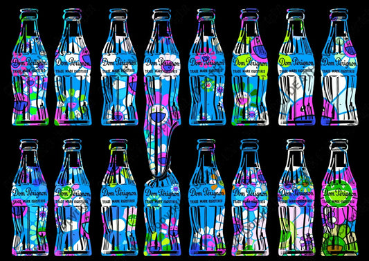 Open Edition ’Deathza334’ Coke 29.7X21Cm (2024) Art Print