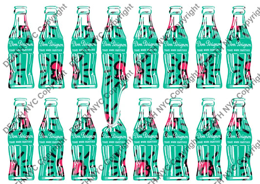 Open Edition ’Deathza338’ Coke 29.7X21Cm (2024) Art Print