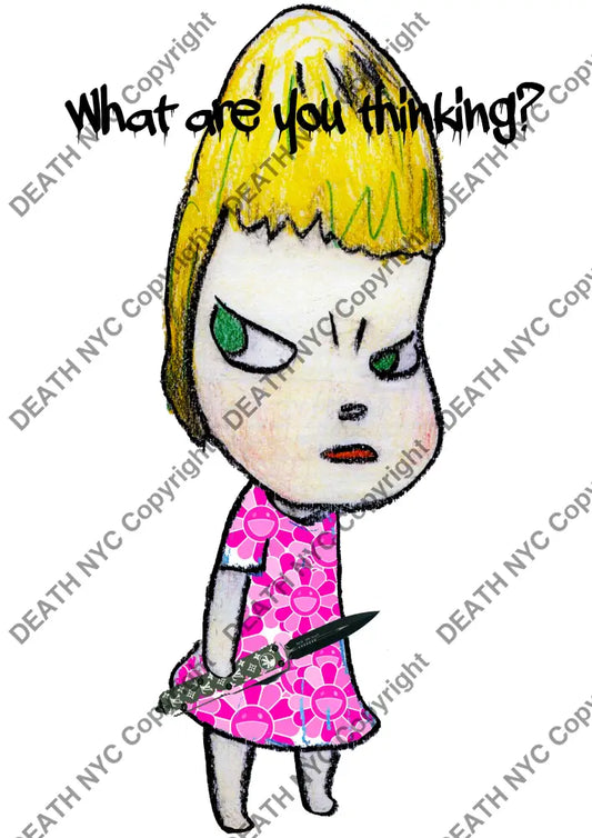 Open Edition What Are You Thinking Cute 2 14.8X21Cm (2021) Art Print