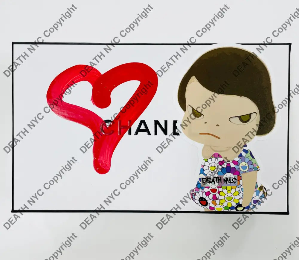 Original Art On C Gift Box Flower Dress (2022) Edition Of 1 Artwork
