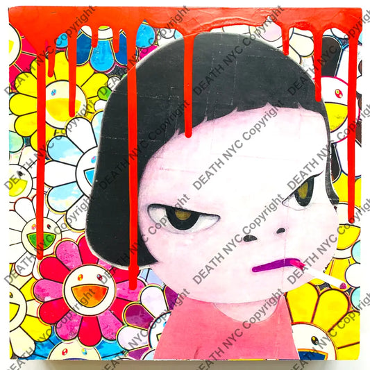 Pathetic Original Wooden Panel (8 X 8) (2020) Art Print