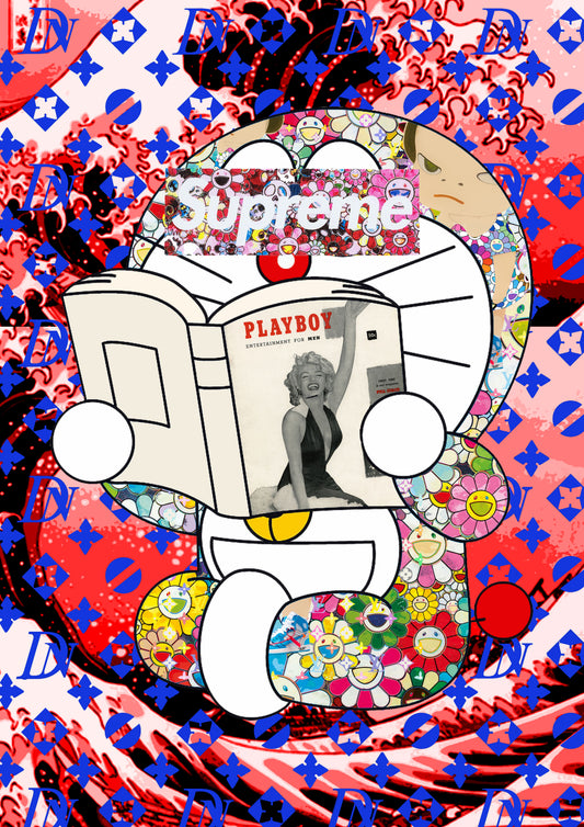Auction "playboy dmon wave 2" art print 45x32cm (Edition of 100)