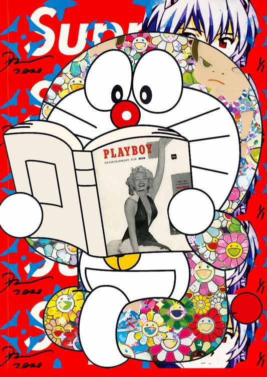 Auction "playboy re i dmon" art print 45x32cm (Edition of 100)