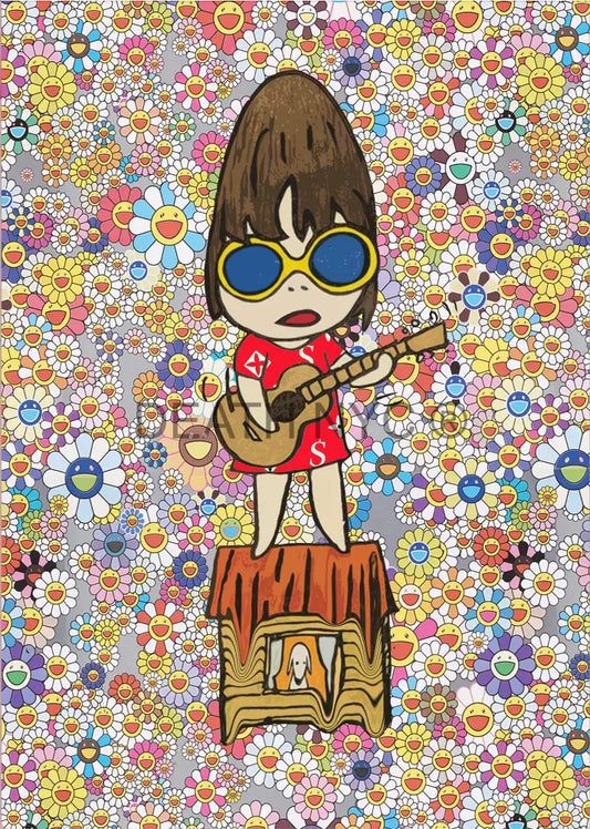 Playing Guitar 45X32Cm (Edition Of 10) (2022) Art Print