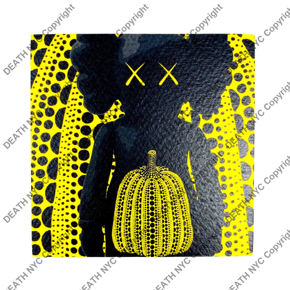 Pumpkin Y Wooden Panel (2020) Edition Of 1 Art Print