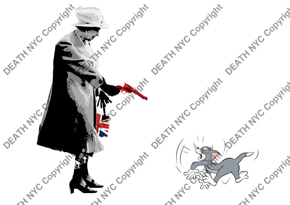 ’Queen Kill Jerry’ 45X32Cm (Hc Edition) (2017) Art Print