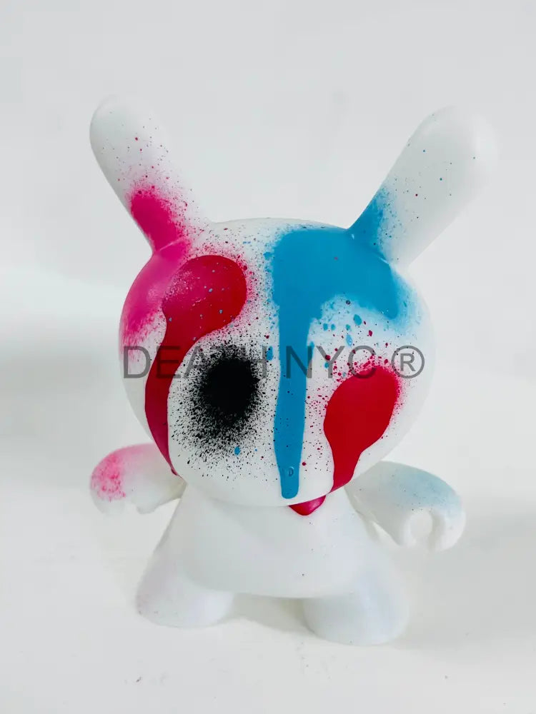 ’Rainbow Drip’ Custom Art Toy Dunny (2024) Edition Of One Original Artwork