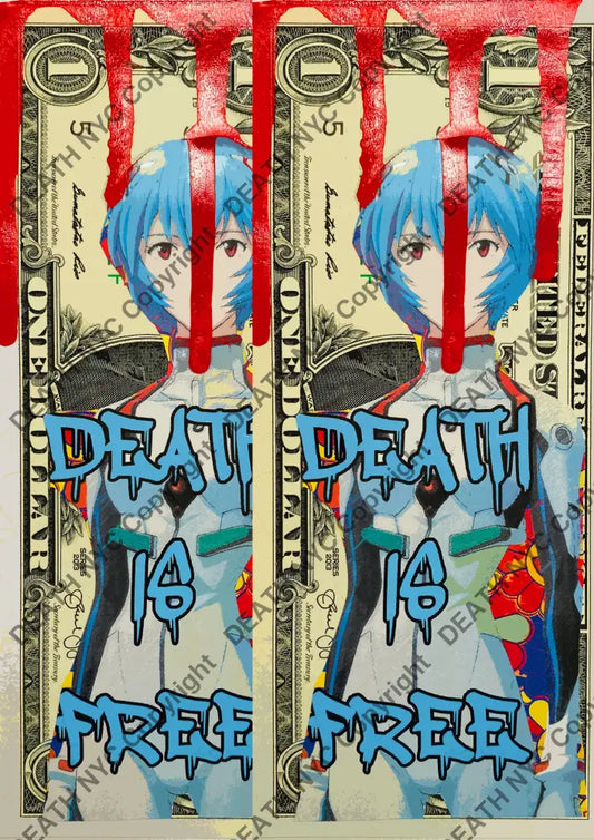 Open Edition Rei Dif Drip Usd 14.8X21Cm (2021) Art Print