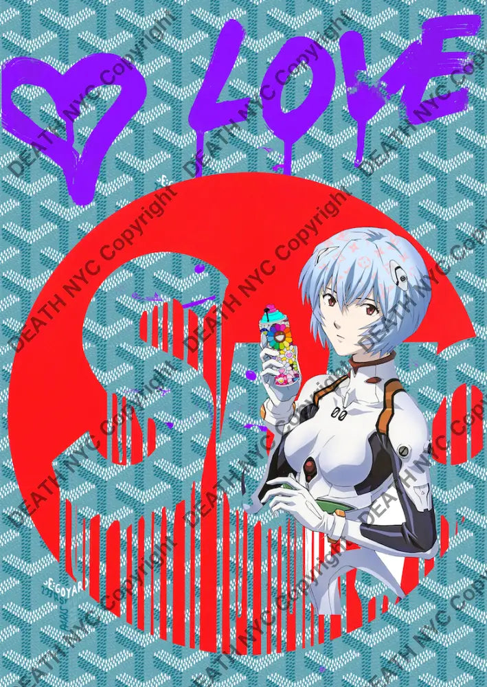 Rei Love P 45X32Cm (Edition Of 100) (2020) Art Print