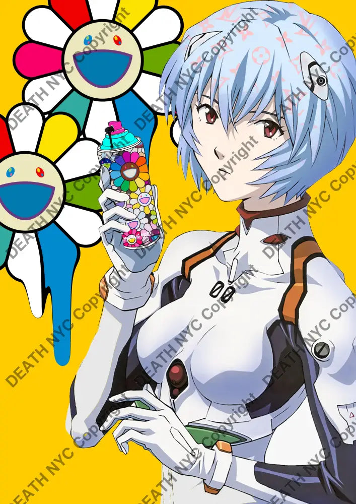 Open Edition Rei Spray Flower 1 14.8X21Cm (2021) Art Print