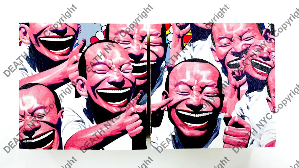 Set Of 2 Wonderful ! Wooden Panel (2020) Edition 1 Art Print