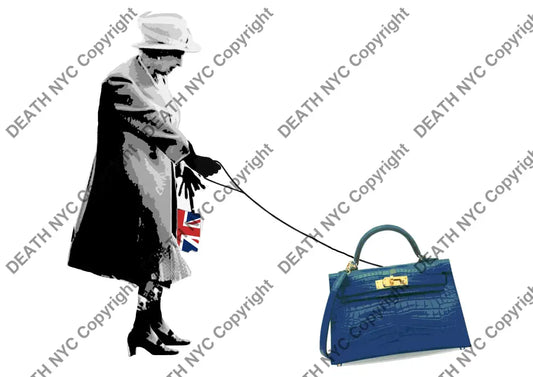 Shopping With Queen Bl (Edition Of One) 2022 Art Print