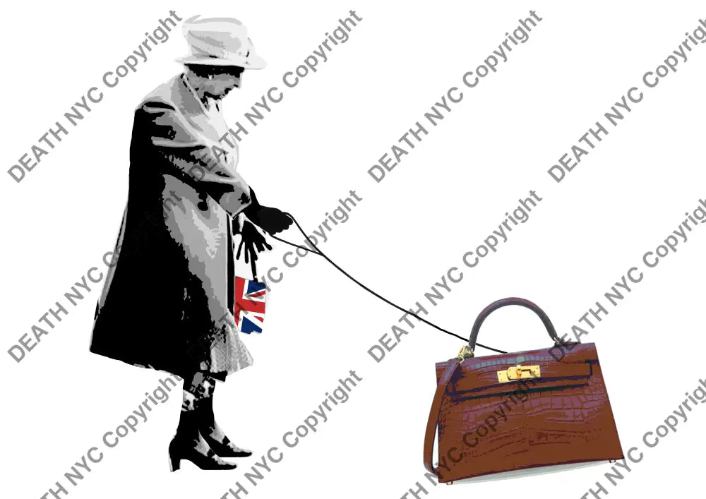 Shopping With Queen Br (Edition Of One) 2022 Art Print