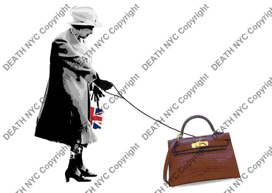 Shopping With Queen Br (Edition Of One) 2022 Art Print