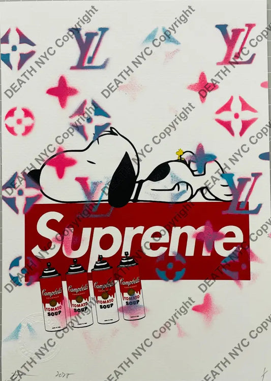 ’silly sup lie’ Mixed Media art print (Edition of one) 2025 Art Print