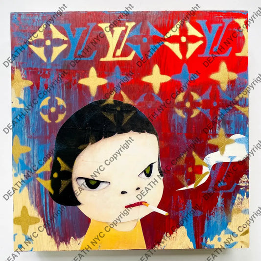 Smokes Original Wooden Canvas (2020) (Includes Special Gift.) Art Print