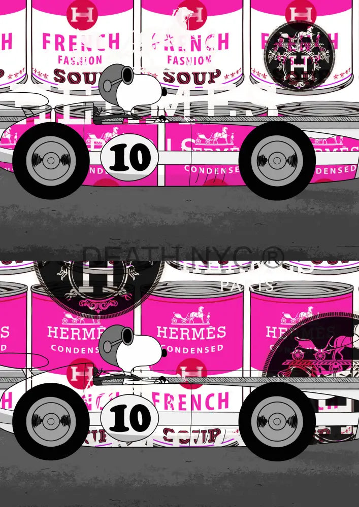Snoop Kart Pink (38) 60X42Cm (Edition Of 10) (2024) Art Print