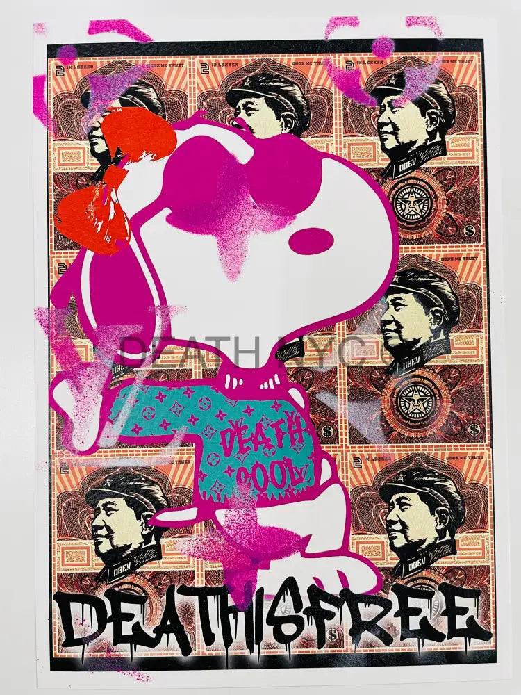 Snoop Mao 030205 (Edition Of One) Stencil 2023 Art Print