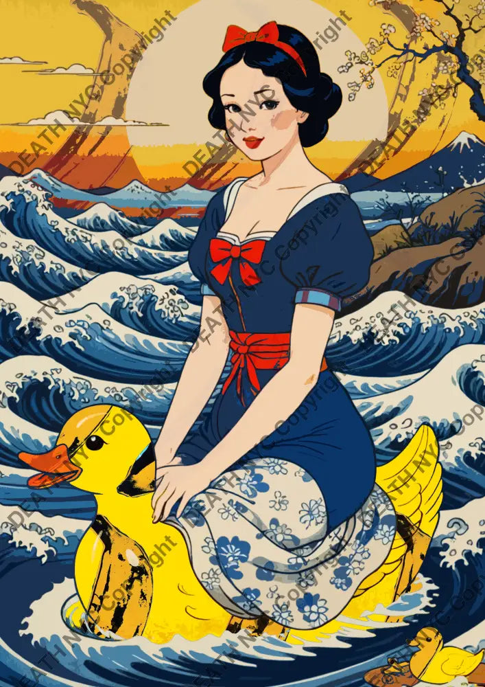 ’Snow Duck 6’ (Deathmj367) 60X42Cm (Edition Of 10) (2024) Art Print