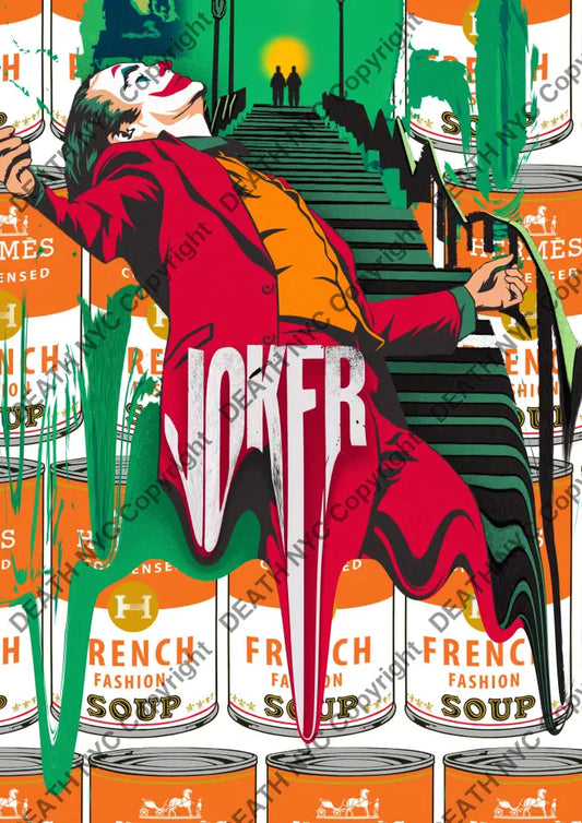 Soup Joker Drip (36) 60X42Cm (Edition Of 10) (2024) Art Print
