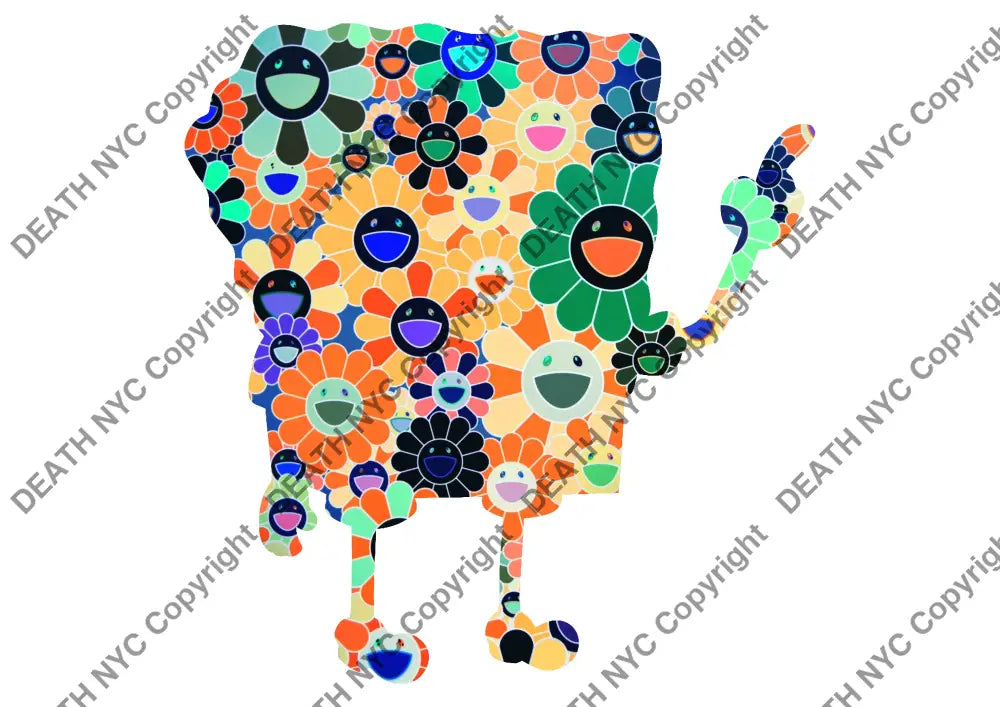 ’Sponge Flower Org’ 45X32Cm (Hc Edition) (2018) Art Print