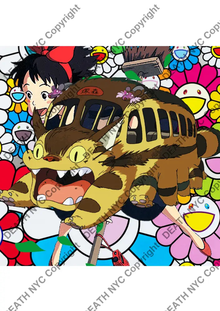 Sq18 Catbus 32X32Cm (Edition Of 100) (2022) Art Print