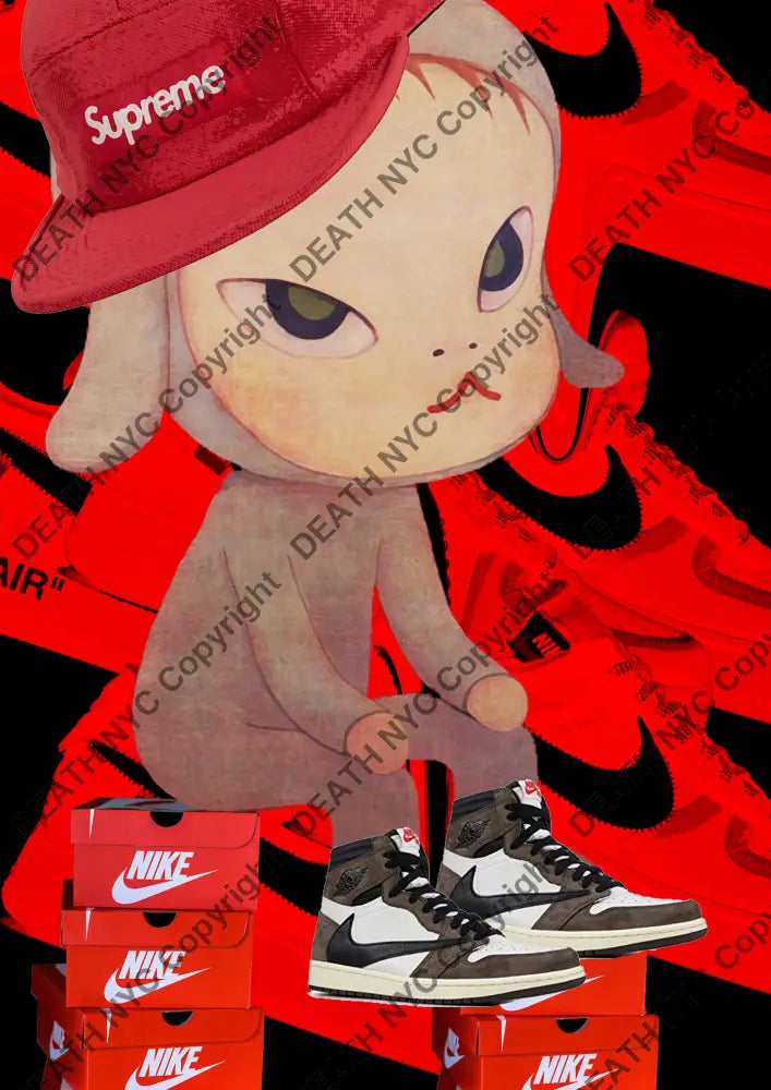 Open Edition Sup Cute Kick 2 14.8X21Cm (2021) Art Print