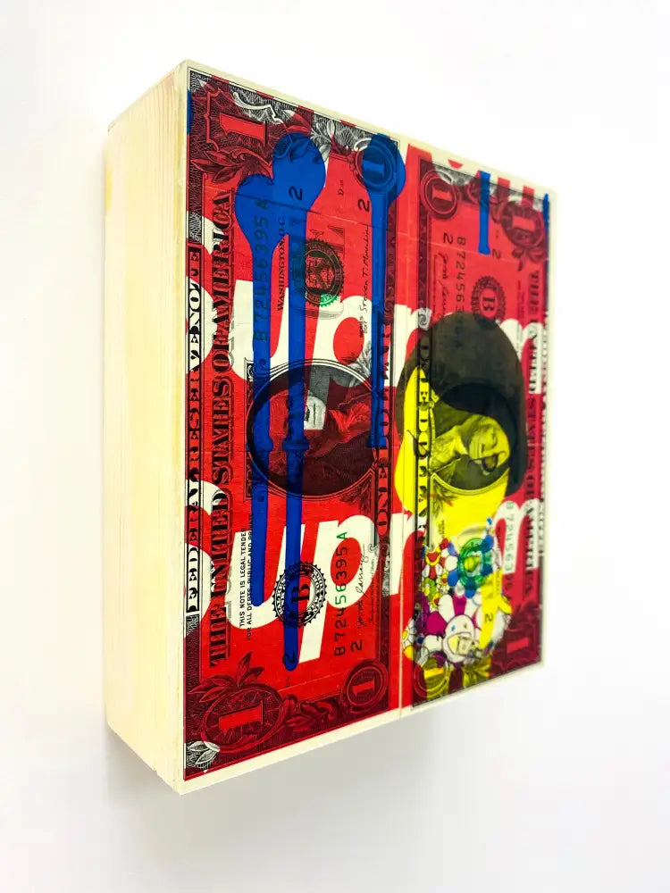 Sup Girl Mixed Media On $1 Usd Wooden Panel (2020) Art Print