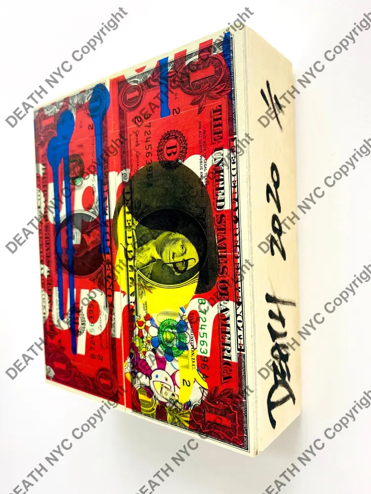 Sup Girl Mixed Media On $1 Usd Wooden Panel (2020) Art Print