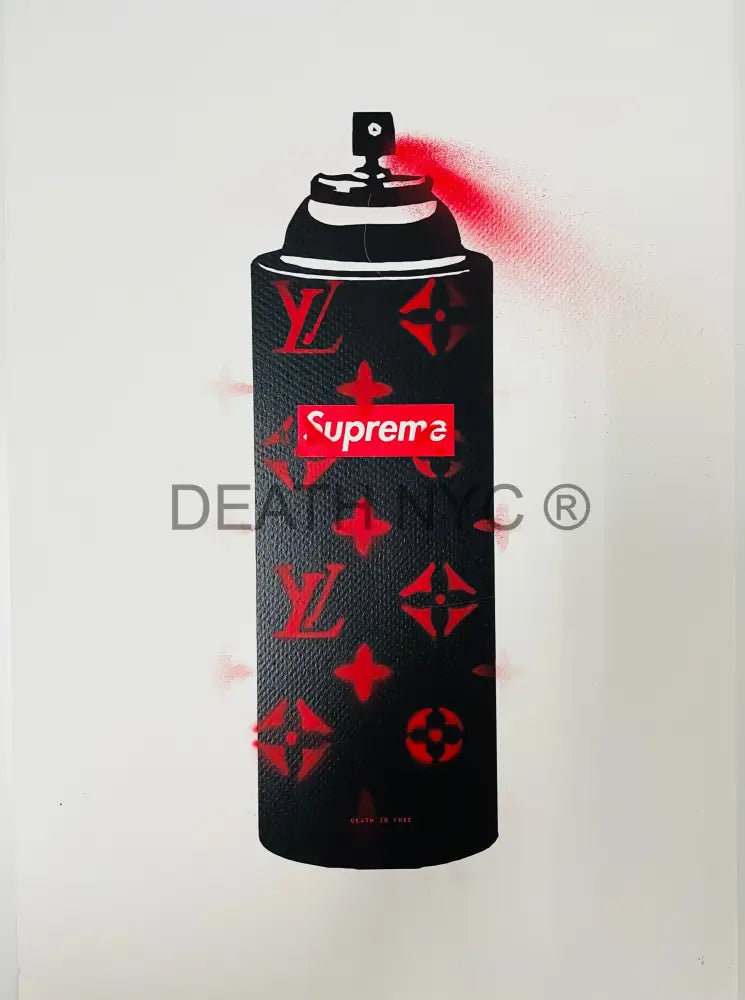 ’Sup Spray’ Stencil Art Print 45X32Cm (Edition Of One) 2024