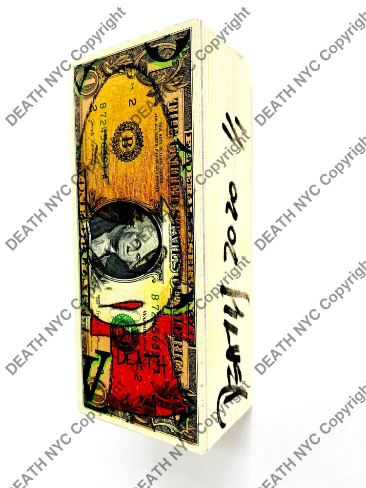 Sweet Mixed Media On $1 Usd Wooden Panel (2020) Art Print