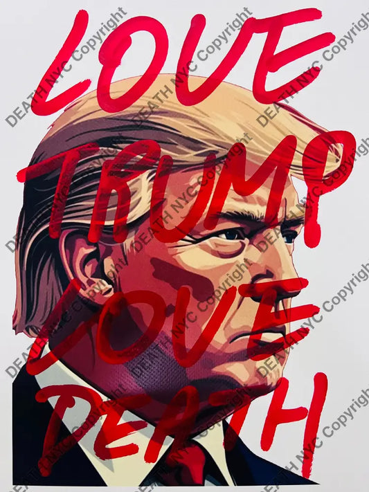 ’tr p love’ (Edition of One) Mixed Media 2025 Art Print