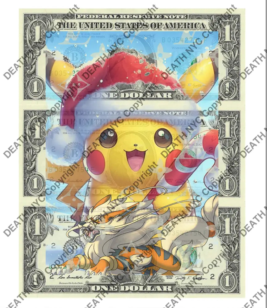 $Triple Usd ’071224$5’’ (2024) Edition Of 50 P K Art Print