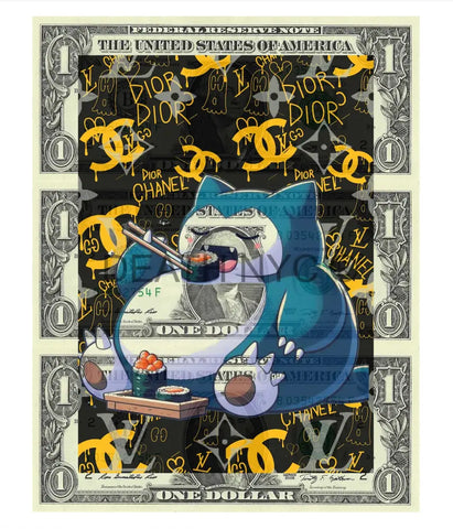 $Triple Usd ’071224$8’’ (2024) Edition Of 50 P K Art Print