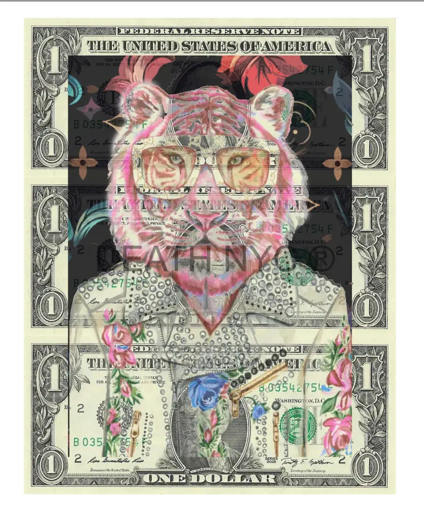 $Triple Usd ’231124$2’’ (2024) Edition Of 50 G Cc Art Print